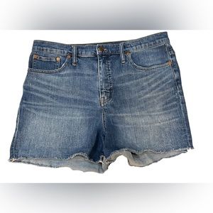 Madewell High Rise Denim Jean Shorts EUC